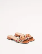 Valentino Vlogo Signature Cherryfic Slide Sandal 20Mm - Image 6